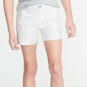 Old Navy Kids Denim Shorts White Size 8